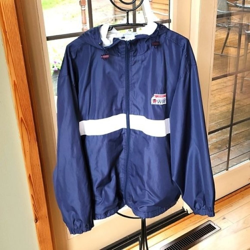 Walt Disney‎ World WDW Embellished Full Zip Hooded Lined Cinched Sz L Jacket